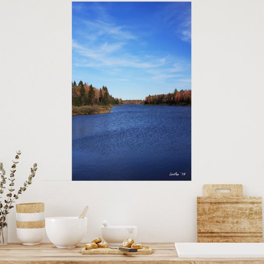 Blauw Poster (Keuken)