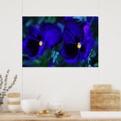 Blauw Poster (Keuken)