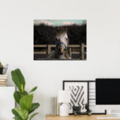 Blauw Poster (Thuiskantoor)