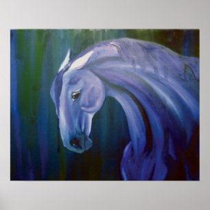 Blauw Poster