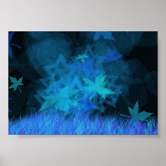 blauw poster (Voorkant)
