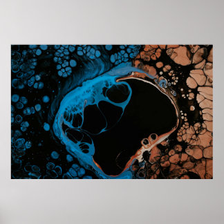 Blauw Poster