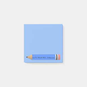 Blauw Potlood Post-it® Notes