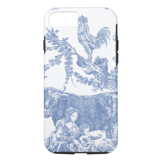  blauw profiel - Koe & Roster Case-Mate iPhone Case (Achterkant)