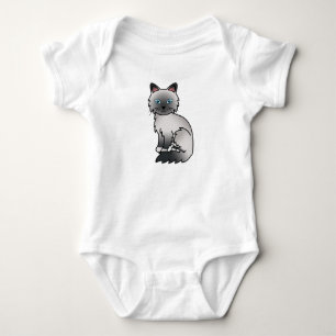 Blauw punt Birmaanse / Ragdoll kat Romper