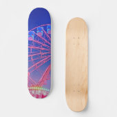 Blauw reuzenrad skateboard (Voorkant)