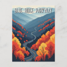 Blauw Ridged Parkway-souvenir uit het verleden