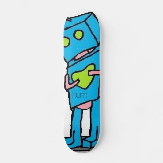 Blauw Robo Bord Skateboard (Voorkant)