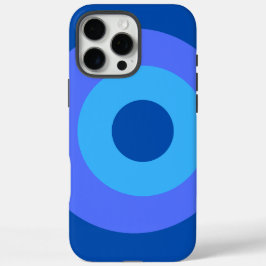 Blauw Ronde Apple iPhone 16 Pro Max Hoesje