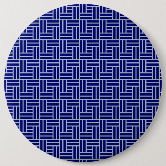 Blauw Ronde Button 6,0 Cm (Voorkant)