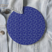 Blauw Ronde Button 6,0 Cm (In situ)