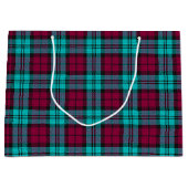 Blauw Rood Campbell Tartan Blackwatch Plaid Groot Cadeauzakje (Voorkant)
