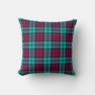 Blauw Rood Campbell Tartan Blackwatch Plaid Kussen