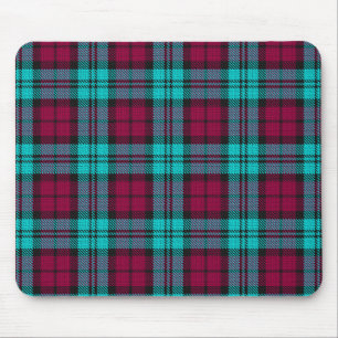 Blauw Rood Campbell Tartan Blackwatch Plaid Muismat