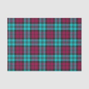 Blauw Rood Campbell Tartan Blackwatch Plaid Tissuepapier