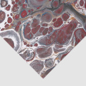 Blauw rood koper, wit, Abstract ontkoppelingspagin Tissuepapier (Detail)