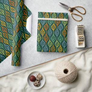 Blauw rood Oranje groen Blauwgroen valventilator Cadeaupapier