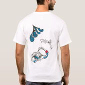 blauw/rood t-shirt (Achterkant)