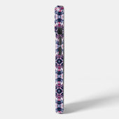 Blauw & Rood Tie Kleurstofpatroon Case-Mate iPhone Case (Achterkant / Links)