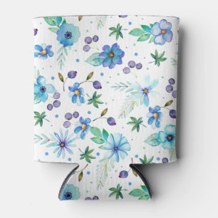 Blauw roos blikjeskoeler