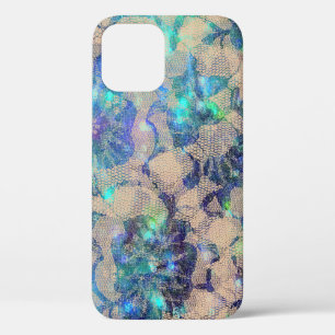blauw Roos iPhone 12 Pro Hoesje