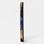Blauw Roos Case-Mate iPhone Case (Achterkant/links)