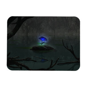 Blauw Roos Flexible Magnet Magneet