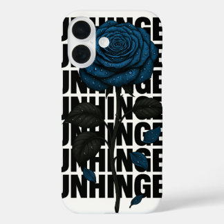 Blauw Roos iconische designer iPhone hoes