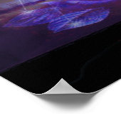 Blauw Roos in het Poster Sky (Hoek)