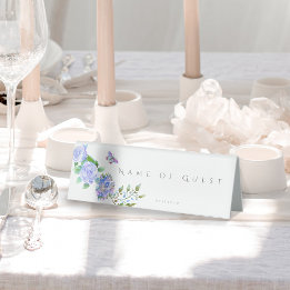 Blauw Roos lint monogram bruiloft