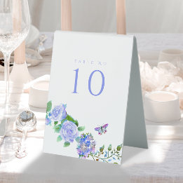 Blauw Roos lint monogram bruiloft