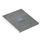 Blauw Roos-notebook Notitieblok (Schuin)