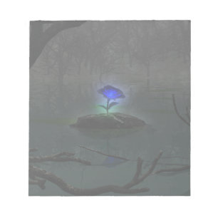 Blauw Roos-notebook Notitieblok
