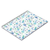 Blauw roos notitieboek (Linkerzijde)