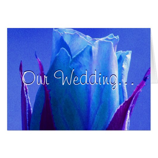 Blauw Roos-object (Voorkant Horizontaal)