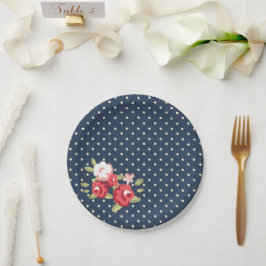 Blauw Roos papier Bord