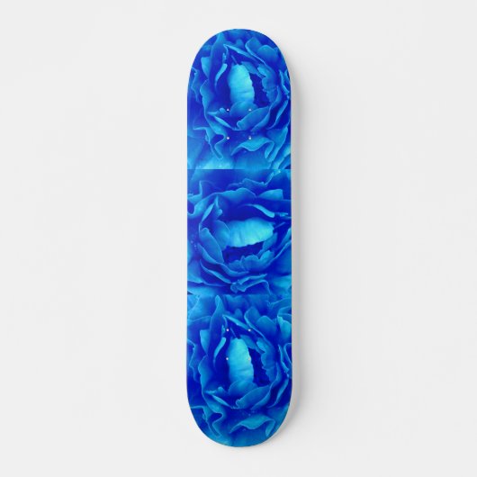 Blauw Roos skateboard -  (Voorkant)
