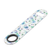 Blauw roos speed flessenopener (Voorkant Gekanteld)