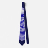 Blauw roos stropdas (Voorkant)