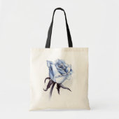blauw roos tas (Voorkant)