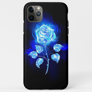 Blauw Roos verbranden iPhone 11 Pro Max Hoesje