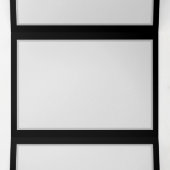 Blauw Roos verbranden Drieluik Kaart (Binnenkant midden)