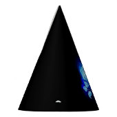 Blauw Roos verbranden Feesthoedjes (Links)