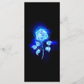 Blauw Roos verbranden Menu (Voorkant)