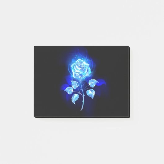 Blauw Roos verbranden Post-it® Notes (Voorkant)