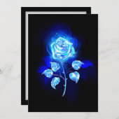 Blauw Roos verbranden Programma (Voorkant / Achterkant)