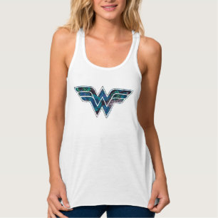 Blauw Roos WW Tanktop