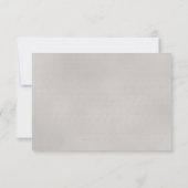 Blauw & Roze Elegantie bruiloft RSVP Kaartje (Achterkant)