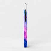 Blauw roze en paarse geode inkttextuur Case-Mate iPhone case (Achterkant/links)