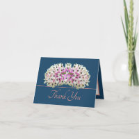 Blauw Roze Exotisch Wit Orchidee Boeket Dank u